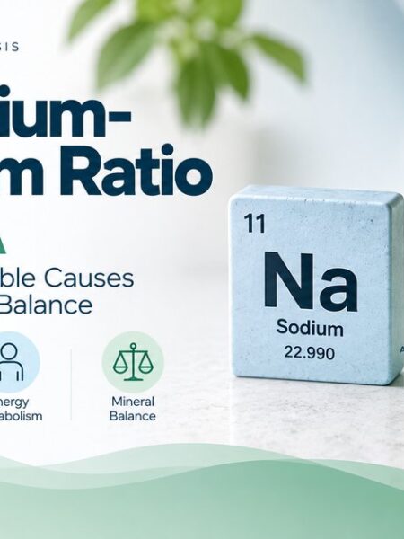 Low sodium-potassium ratio in HTMA showing sodium and potassium mineral patterns