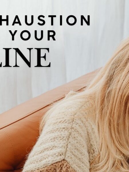 Woman showing signs of chronic fatigue and nervous system burnout, resting due to persistent exhaustion