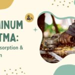 Aluminum on HTMA showing how aluminum exposure relates to stress response, mineral absorption, and elimination pathways, illustrated with metal grinding sparks.