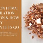 Copper shavings beside text about copper dysregulation and retention on HTMA, illustrating how the body gradually releases excess copper to restore mineral balance.
