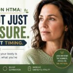 Mercury on HTMA infographic explaining why mercury results reflect elimination and timing, not just exposure, with hair analysis and mineral balance concepts.