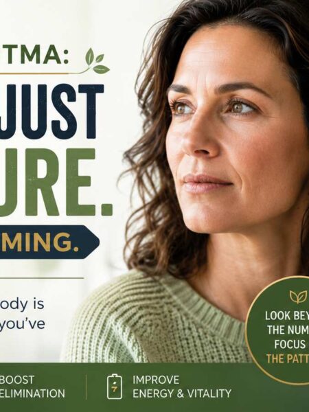 Mercury on HTMA infographic explaining why mercury results reflect elimination and timing, not just exposure, with hair analysis and mineral balance concepts.