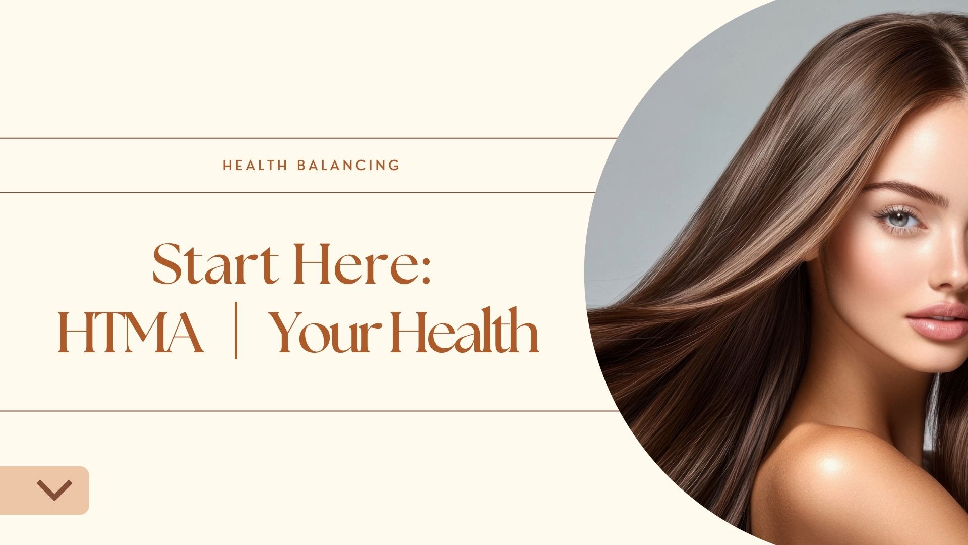 Start Here HTMA Your Health banner introducing hair tissue mineral analysis for personalized health balancing and mineral assessment