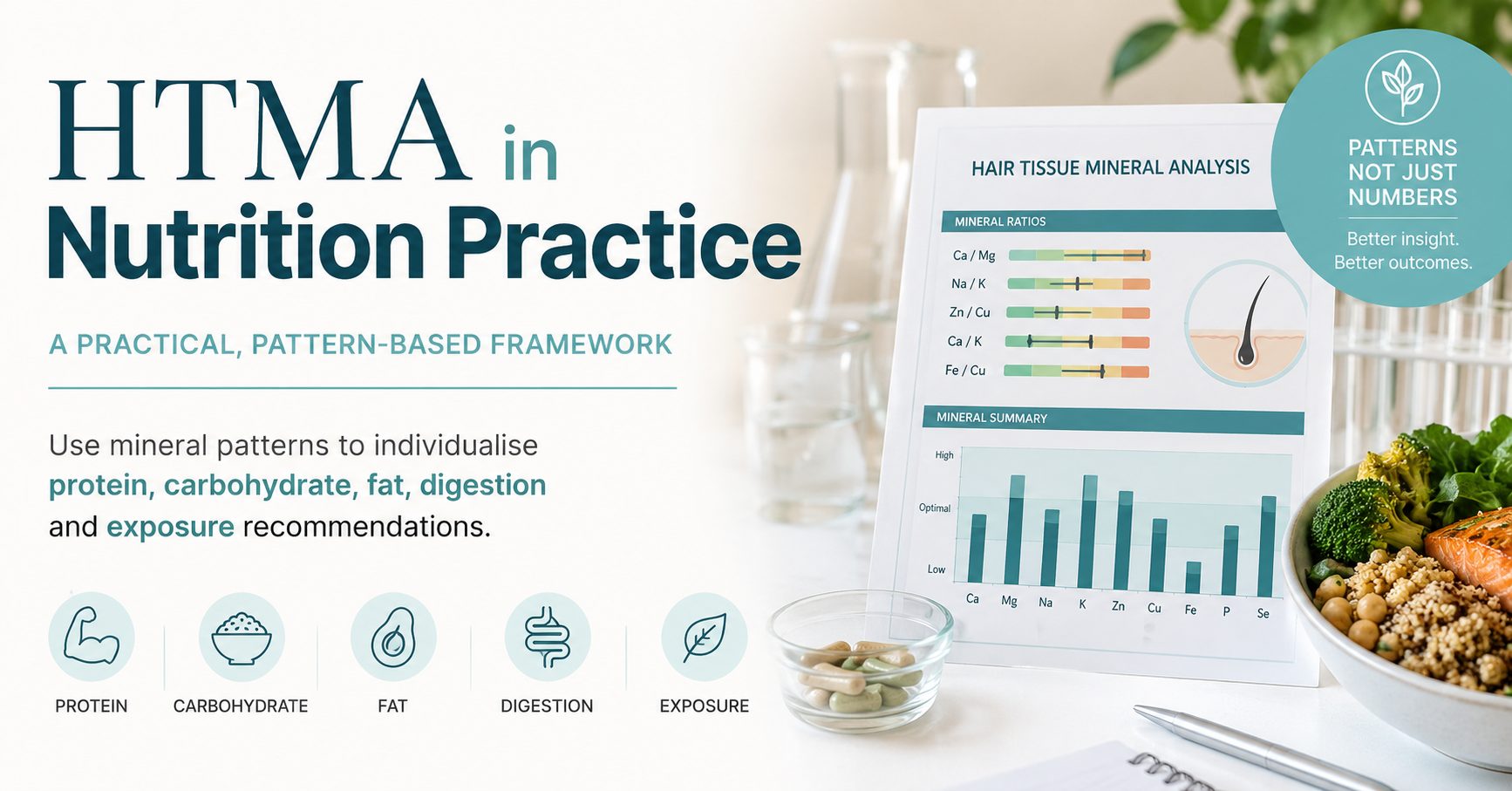 htma-in-nutrition-practice-featured-image Hair Tissue Mineral Analysis (HTMA) in Nutrition Practice — a pattern-based framework for individualised nutrition recommendations