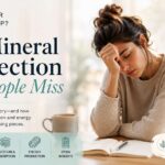Featured image about persistent fatigue after 8 hours of sleep and the role of mineral relationships, digestion and energy production.